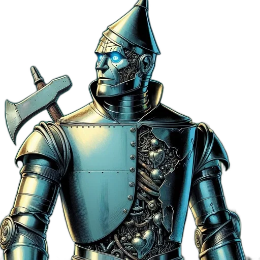 robot, sword, staff, weapon transparent PNG cut-out