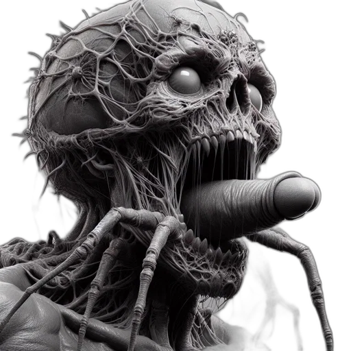 creature, mask, face, robot transparent PNG cut-out