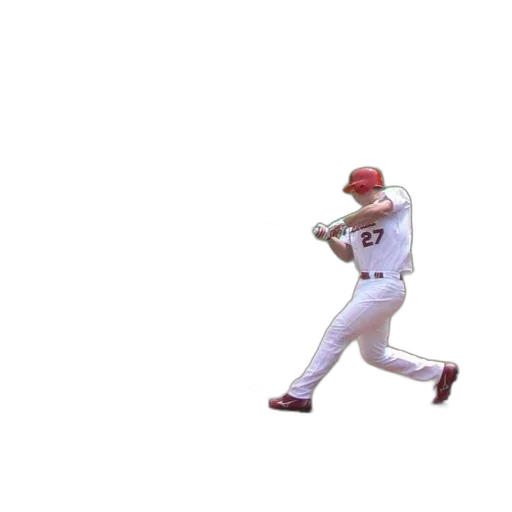weapon, baseball, player, white transparent PNG cut-out
