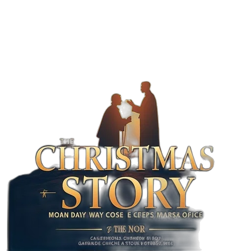 christmas, story, church, flyer transparent PNG cut-out