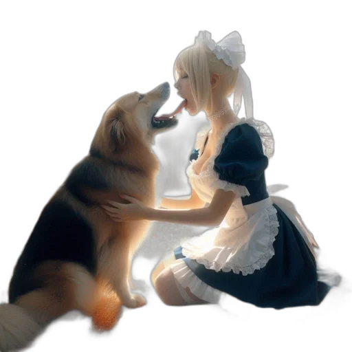 animal, dress, creature, weapon transparent PNG cut-out