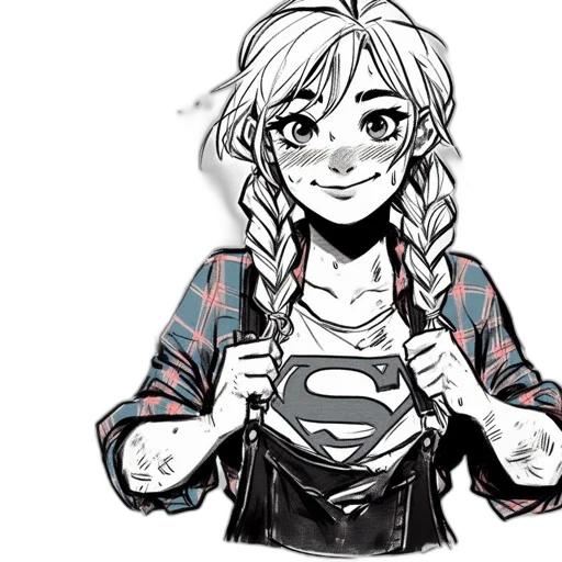 comic book art, cartoon, concept art, anime transparent PNG cut-out
