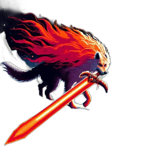 sword, dragon, weapon, staff transparent PNG cut-out