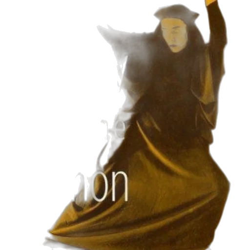 dress, staff, mask, dragon transparent PNG cut-out