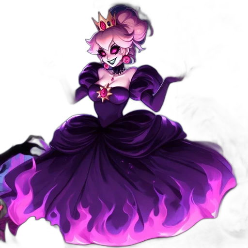dress, crown, staff, concept art transparent PNG cut-out