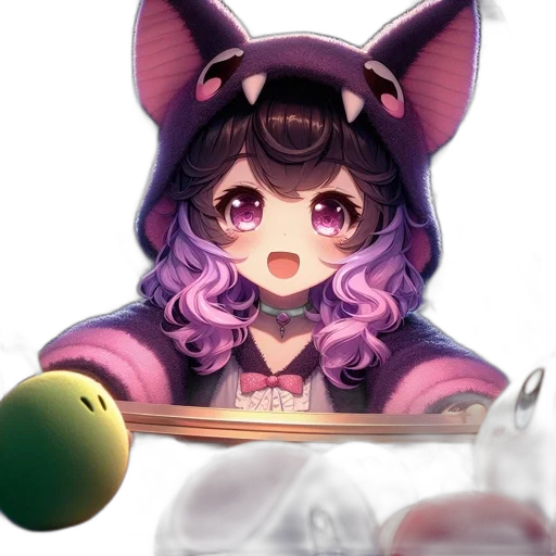 hat, food, staff, creature transparent PNG cut-out