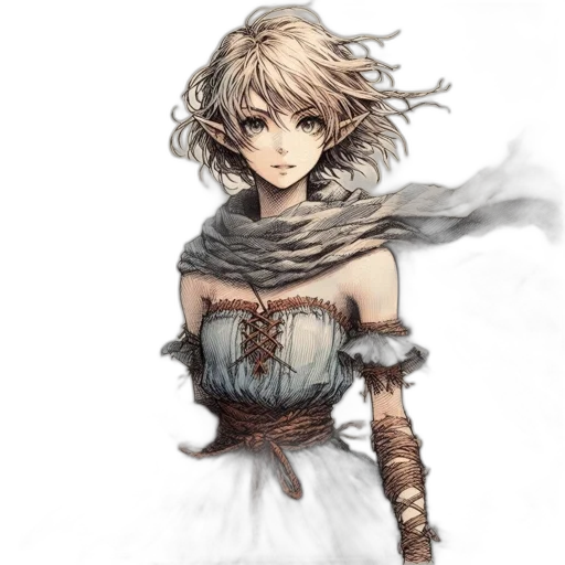 dress, sword, staff, weapon transparent PNG cut-out