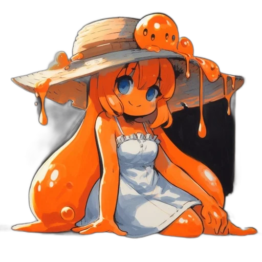 dress, hat, creature, umbrella transparent PNG cut-out