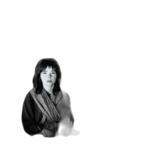jacket, staff, hair, face transparent PNG cut-out