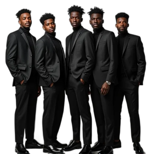 staff, jacket, black, youtubers transparent PNG cut-out