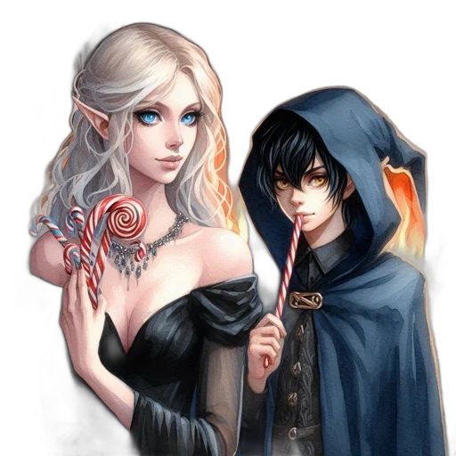 fantasy art, concept art, comic book art, pixel art transparent PNG cut-out