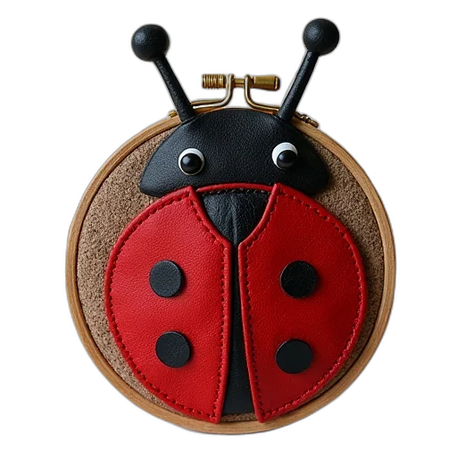 jewelry, ladybird, card, wallet transparent PNG cut-out