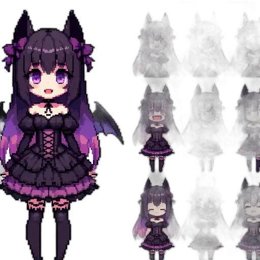 creature, dress, staff, animal transparent PNG cut-out