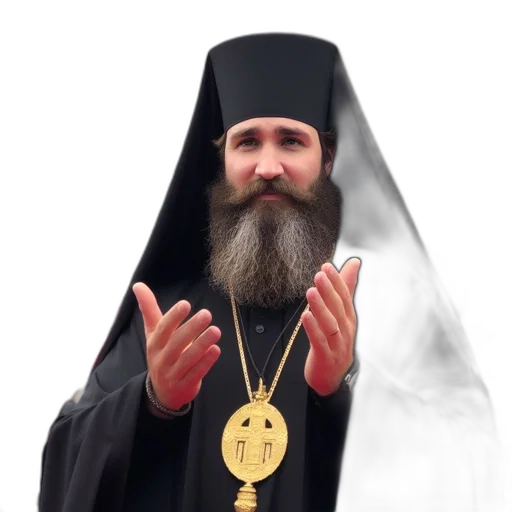 elderly, man, eastern, orthodox transparent PNG cut-out