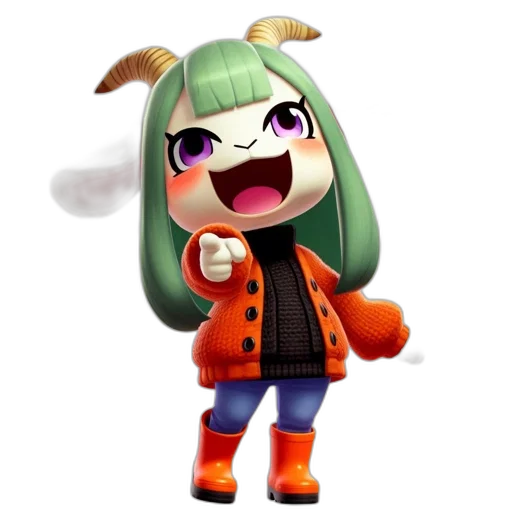 jacket, animal, staff, creature transparent PNG cut-out