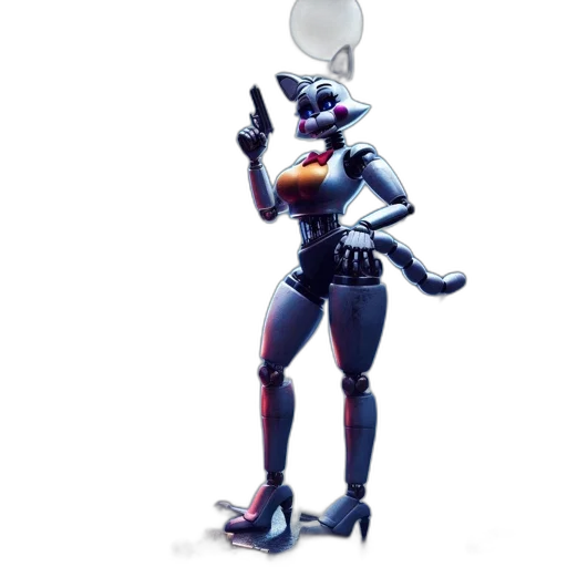 robot, weapon, mask, staff transparent PNG cut-out