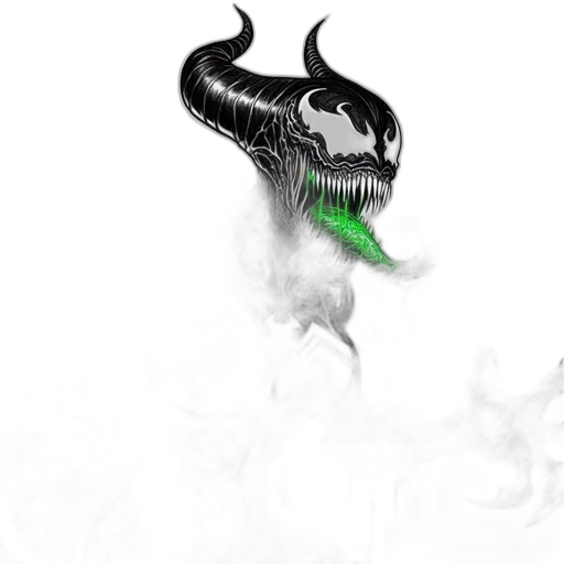 dragon, creature, mask, staff transparent PNG cut-out