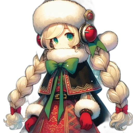 staff, hat, dress, weapon transparent PNG cut-out
