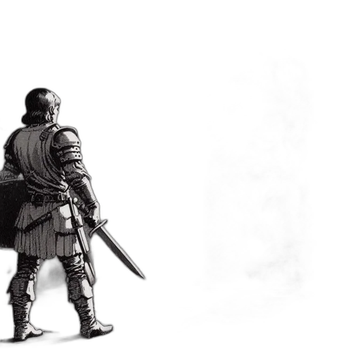 sword, weapon, staff, jacket transparent PNG cut-out