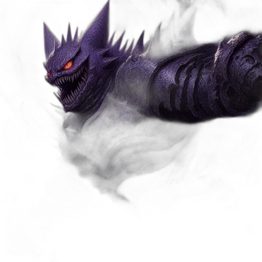 dragon, creature, mask, weapon transparent PNG cut-out
