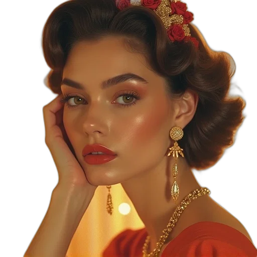 jewelry, crown, face, dress transparent PNG cut-out