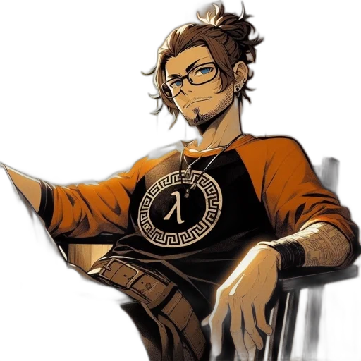 staff, jacket, concept art, pixel art transparent PNG cut-out