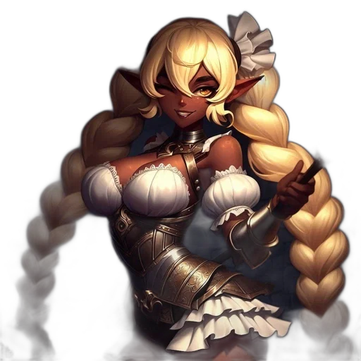 dress, weapon, crown, staff transparent PNG cut-out