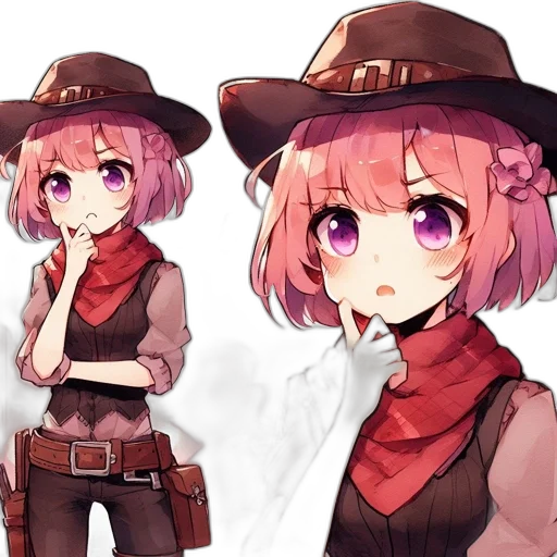 hat, staff, weapon, creature transparent PNG cut-out