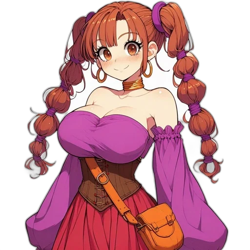 dress, staff, weapon, crown transparent PNG cut-out