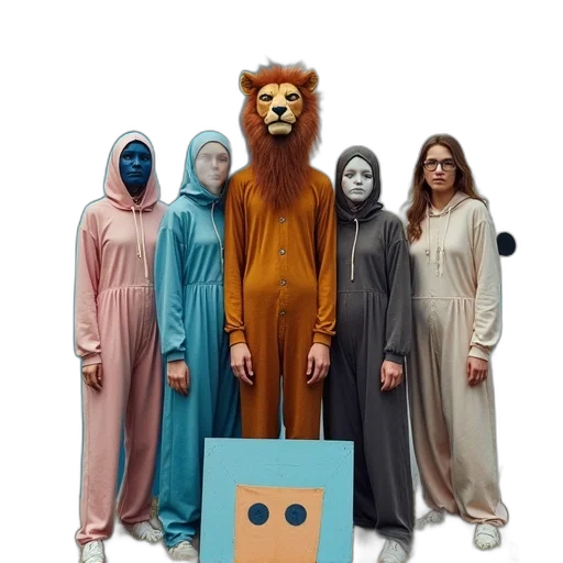 mask, creature, animal, dress transparent PNG cut-out