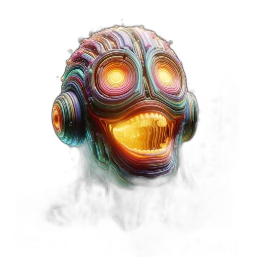 mask, creature, face, robot transparent PNG cut-out