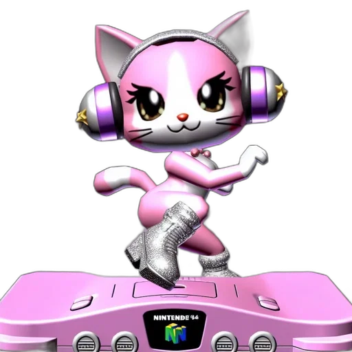 robot, vaporwave, concept art, 3d render transparent PNG cut-out