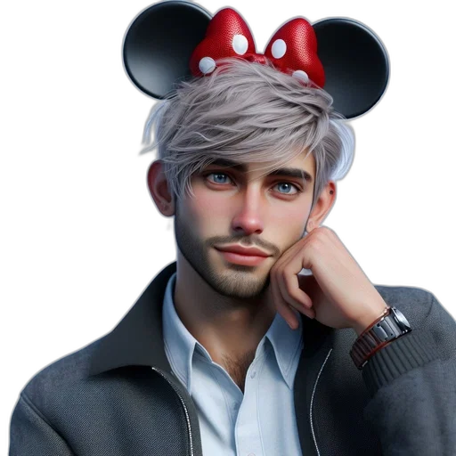 hat, face, mask, staff transparent PNG cut-out