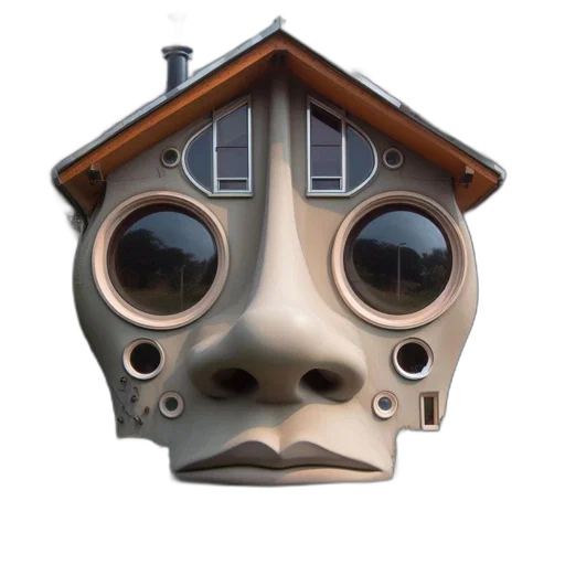 mask, face, robot, creature transparent PNG cut-out