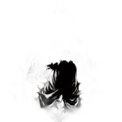mask, face, hair, creature transparent PNG cut-out