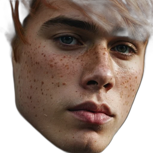 face, mask, creature, hair transparent PNG cut-out