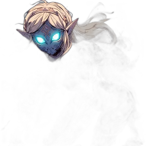 mask, face, staff, creature transparent PNG cut-out