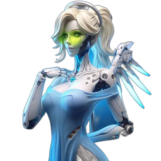 robot, mask, staff, concept art transparent PNG cut-out