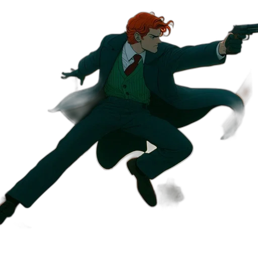 staff, weapon, jacket, concept art transparent PNG cut-out