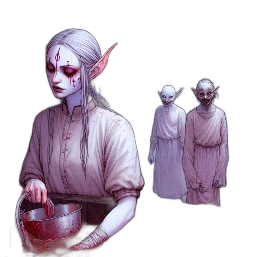 staff, mask, creature, face transparent PNG cut-out
