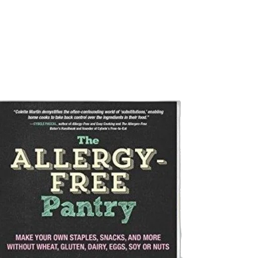 allergy-free, pantry, book, cover transparent PNG cut-out