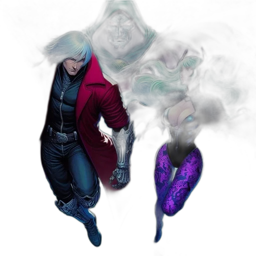 jacket, mask, concept art, fantasy art transparent PNG cut-out