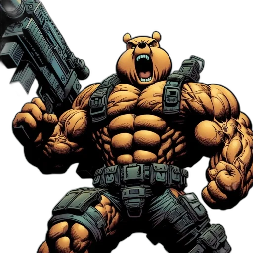weapon, animal, comic book art, concept art transparent PNG cut-out