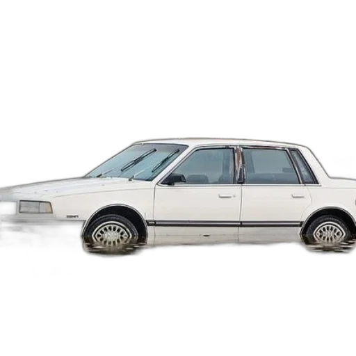 car, photorealistic, vaporwave, 3d render transparent PNG cut-out
