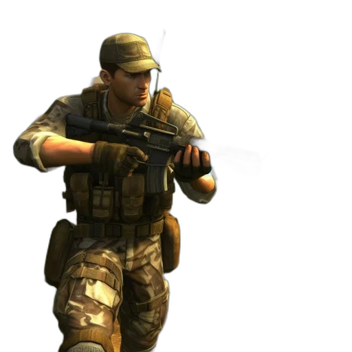 weapon, staff, hat, face transparent PNG cut-out