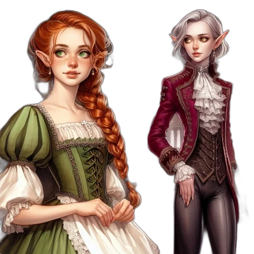 dress, fantasy art, concept art, pixel art transparent PNG cut-out