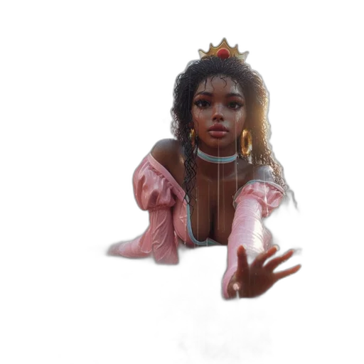 crown, creature, dress, jewelry transparent PNG cut-out