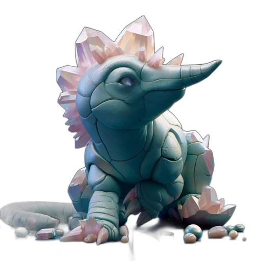 dragon, creature, staff, animal transparent PNG cut-out