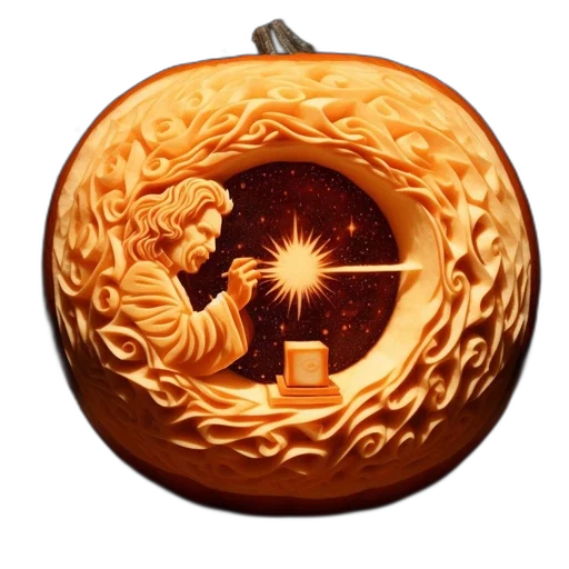fantasy art, fire, outer space, elaborate transparent PNG cut-out
