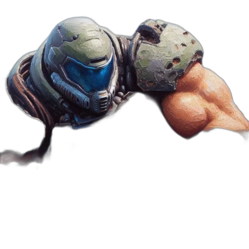 mask, robot, creature, weapon transparent PNG cut-out